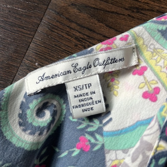 American eagle outfitters paisley romper size xs - Picture 3 of 4